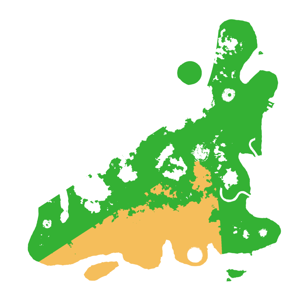 Biome Rust Map: Procedural Map, Size: 3500, Seed: 35718181
