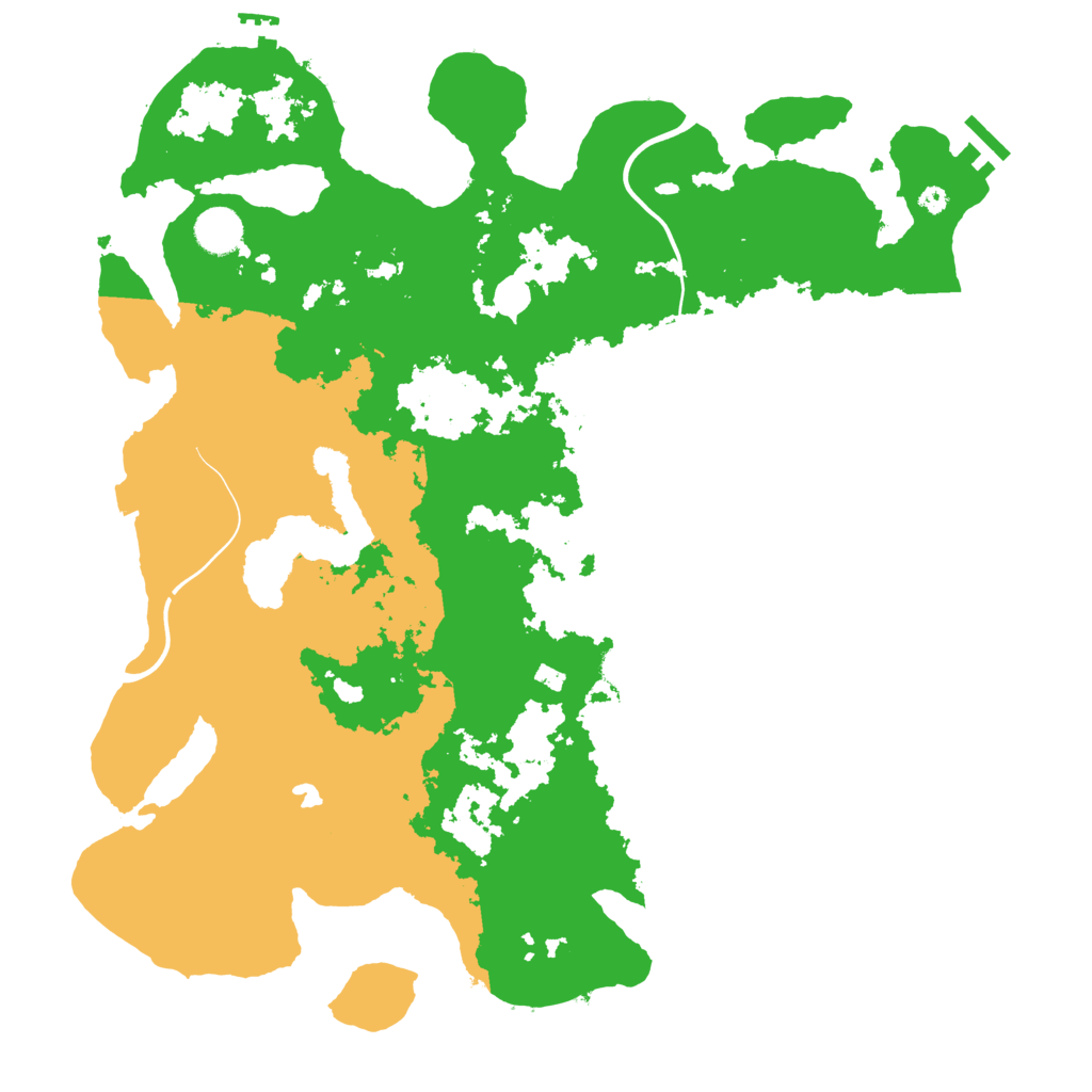 Biome Rust Map: Procedural Map, Size: 4000, Seed: 965621746