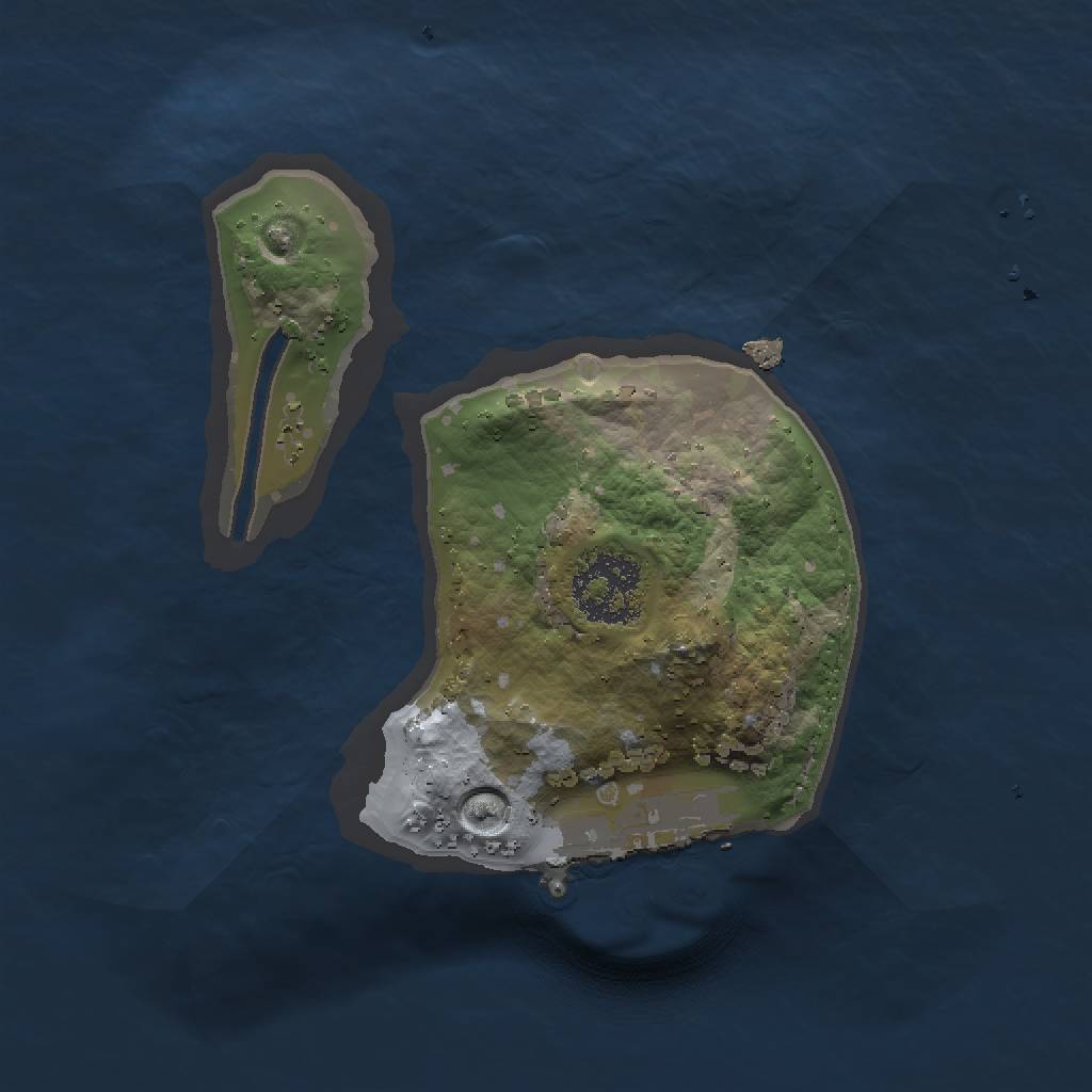 Rust Map: Procedural Map, Size: 1500, Seed: 6000, 4 Monuments