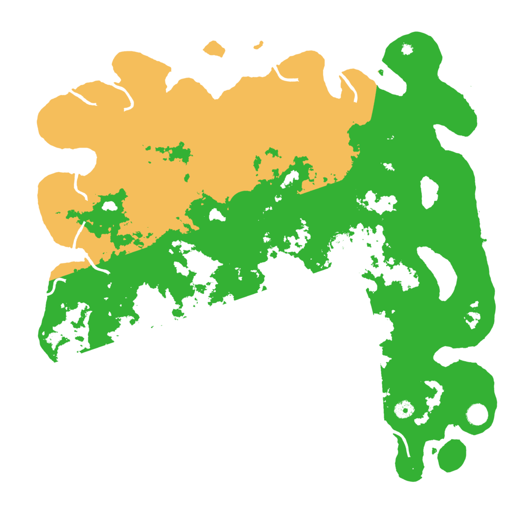 Biome Rust Map: Procedural Map, Size: 4300, Seed: 299556358