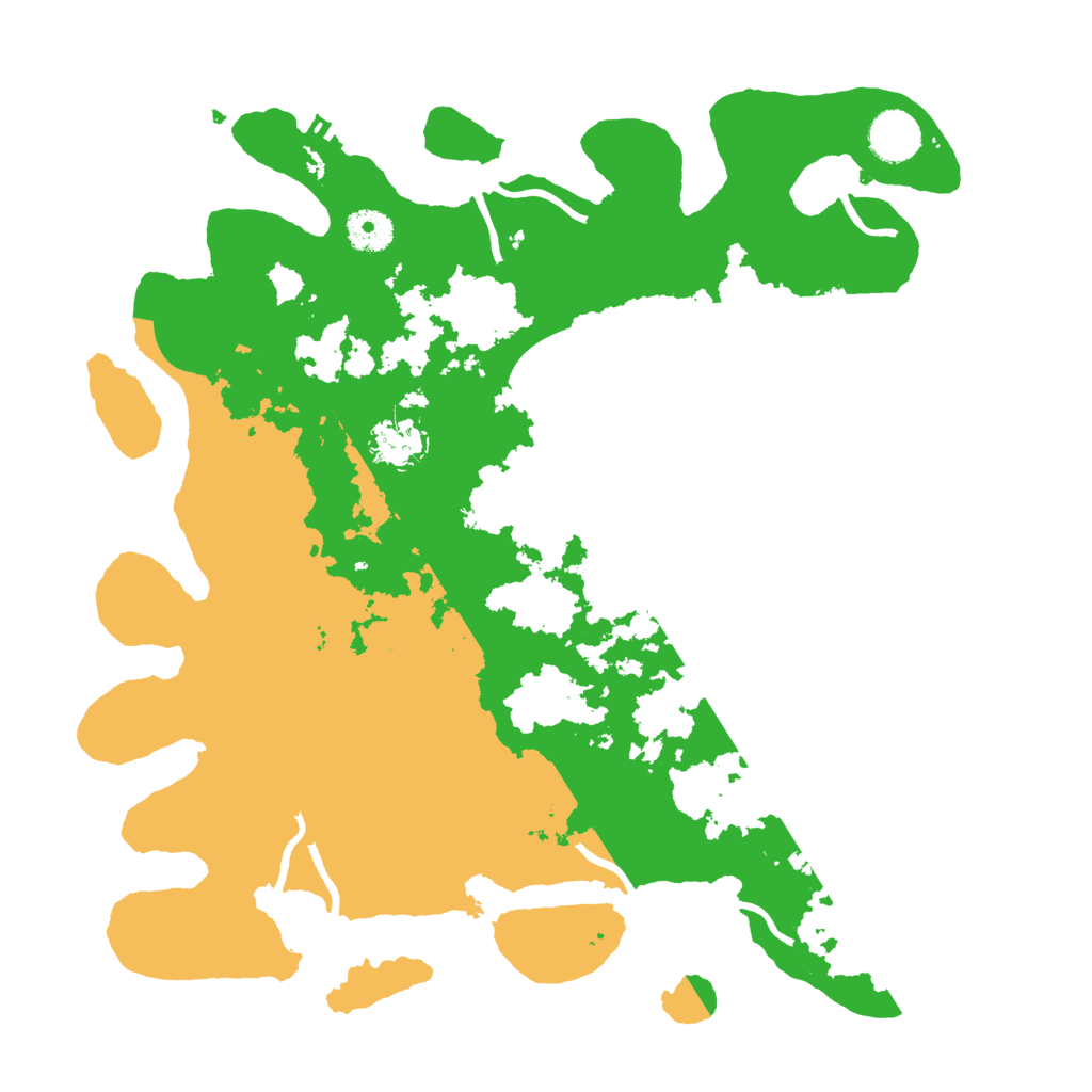 Biome Rust Map: Procedural Map, Size: 3700, Seed: 5134