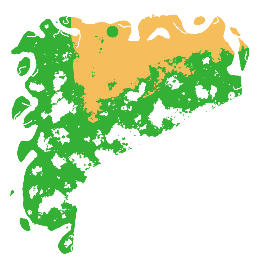 Biome Rust Map: Procedural Map, Size: 6000, Seed: 546445