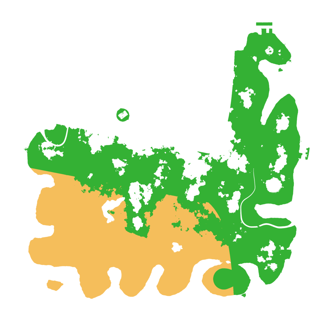 Biome Rust Map: Procedural Map, Size: 4000, Seed: 26755