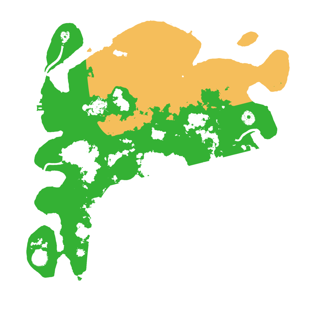 Biome Rust Map: Procedural Map, Size: 3500, Seed: 18321119