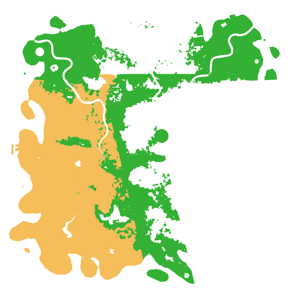 Biome Rust Map: Procedural Map, Size: 6000, Seed: 4302