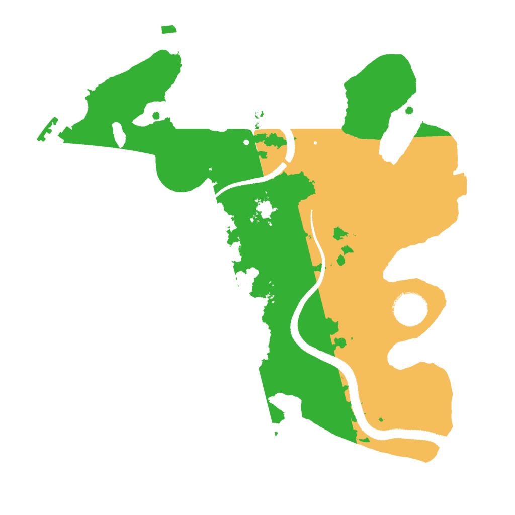 Biome Rust Map: Procedural Map, Size: 2700, Seed: 123412679