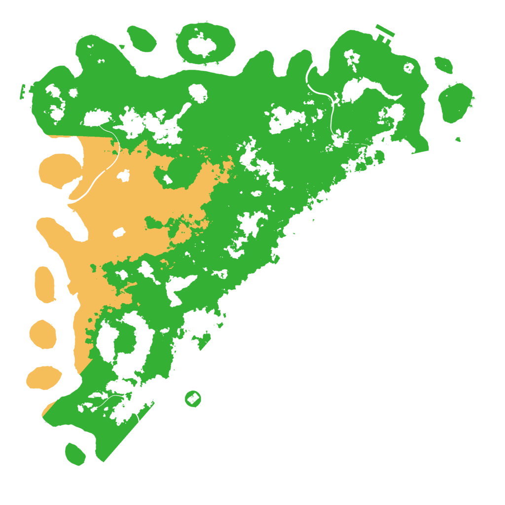 Biome Rust Map: Procedural Map, Size: 5000, Seed: 38923744