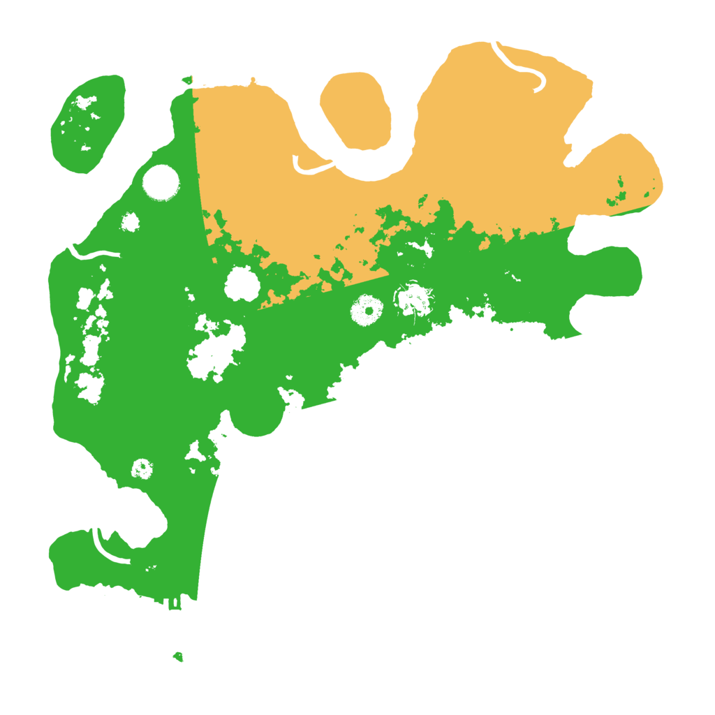 Biome Rust Map: Procedural Map, Size: 3500, Seed: 536528