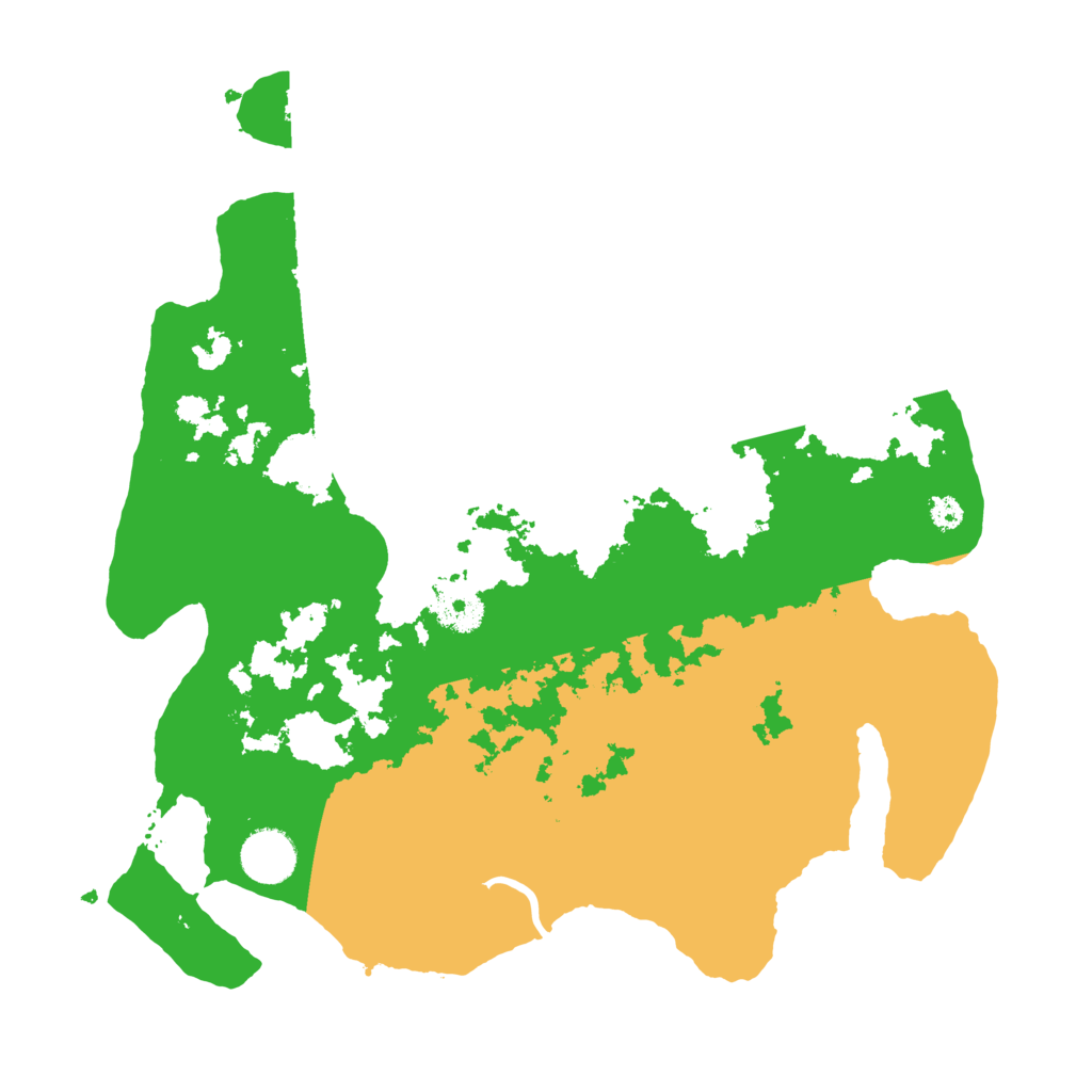 Biome Rust Map: Procedural Map, Size: 3500, Seed: 79316659