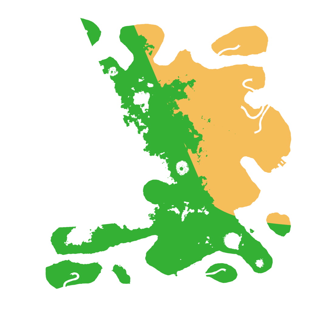 Biome Rust Map: Procedural Map, Size: 3500, Seed: 819503987