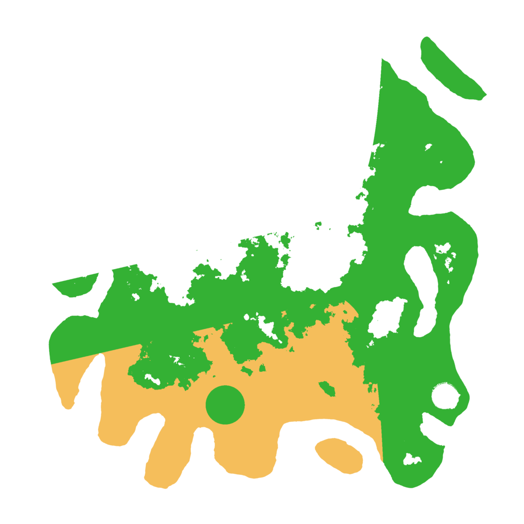 Biome Rust Map: Barren, Size: 3550, Seed: 642160