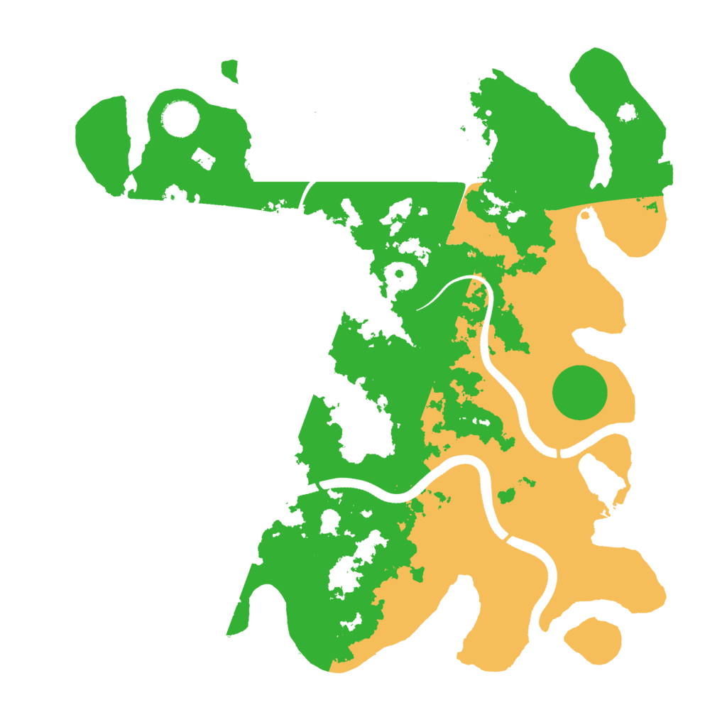 Biome Rust Map: Procedural Map, Size: 3500, Seed: 1456046261