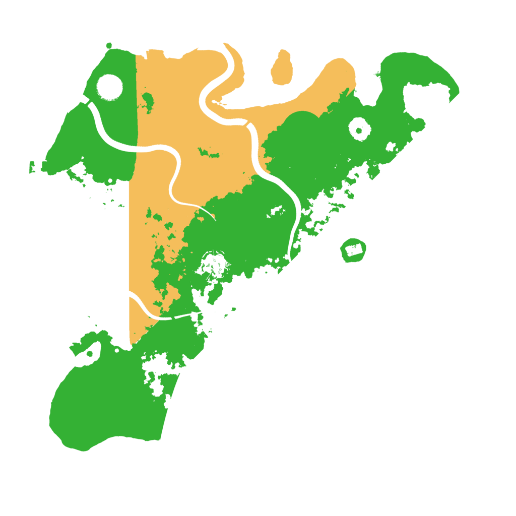 Biome Rust Map: Procedural Map, Size: 3500, Seed: 1113312127