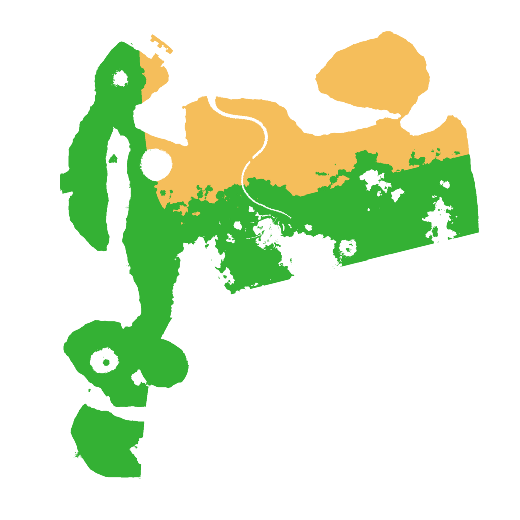 Biome Rust Map: Procedural Map, Size: 3000, Seed: 398294426