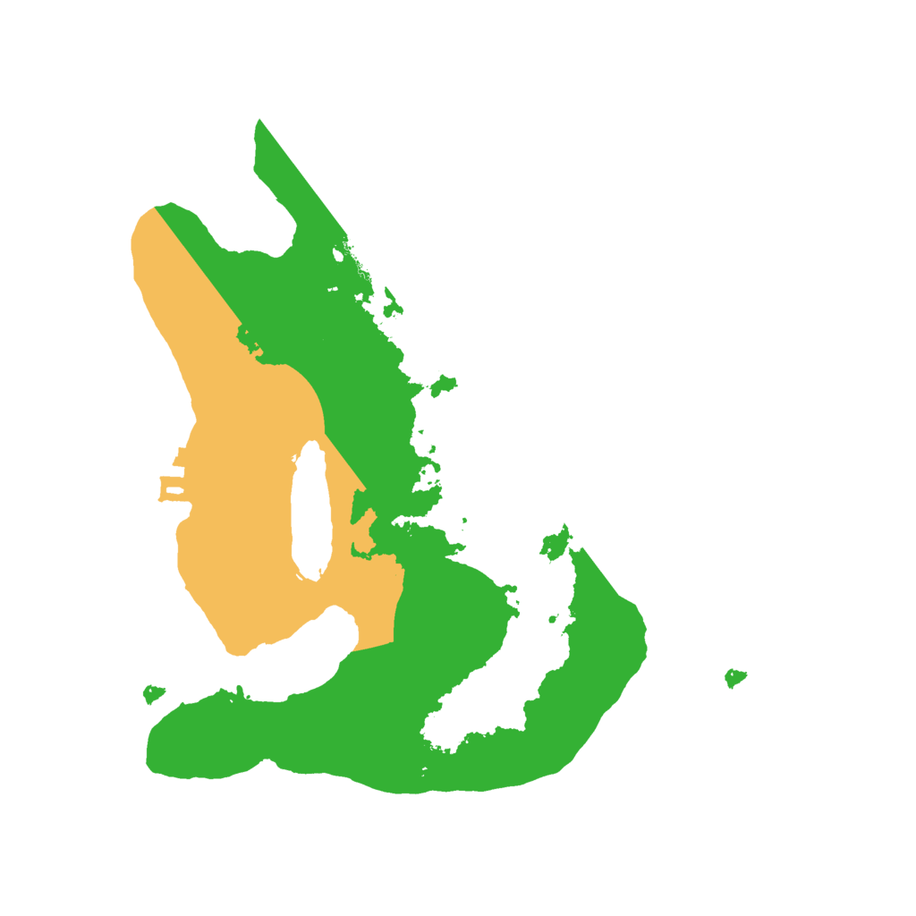 Biome Rust Map: Procedural Map, Size: 2200, Seed: 232171565