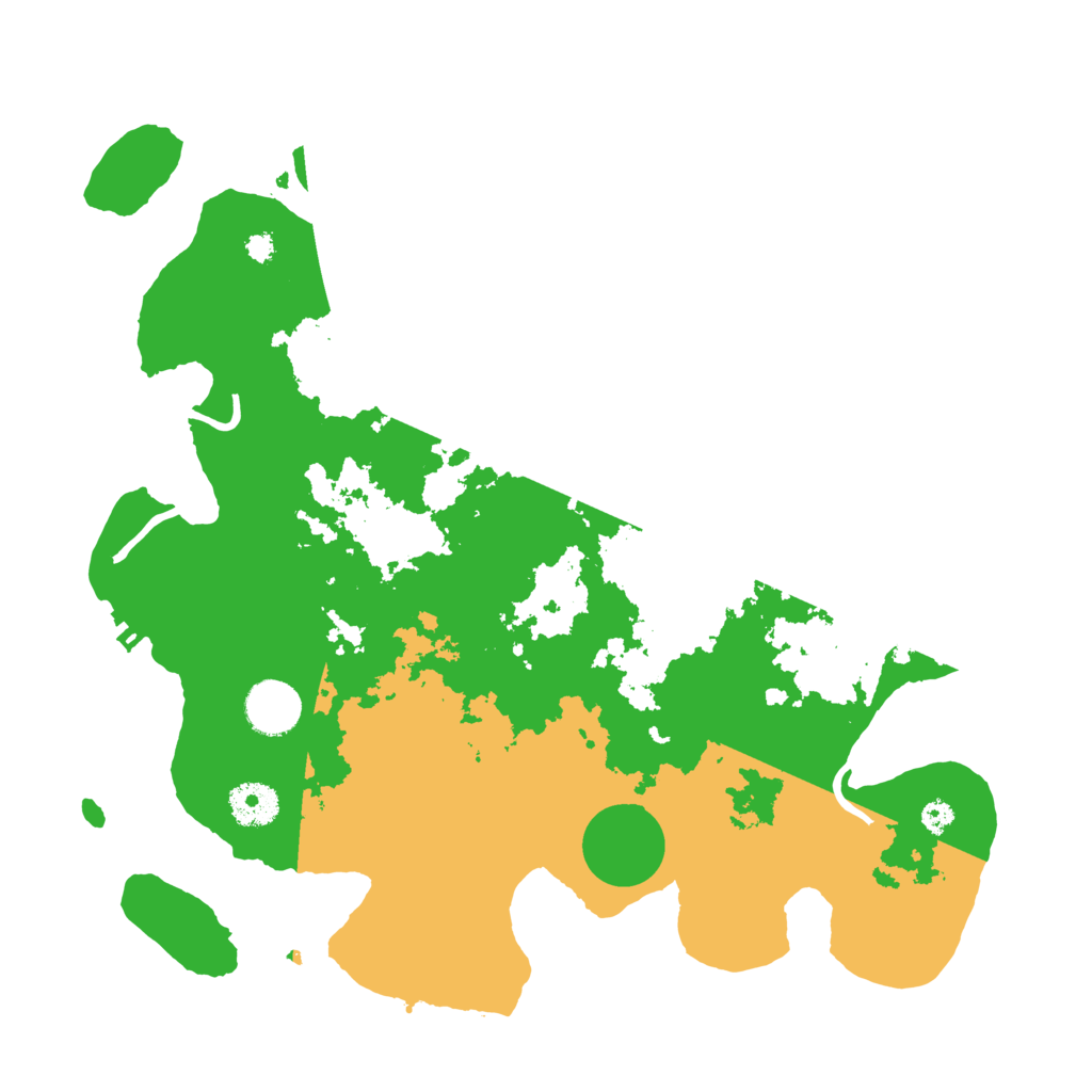 Biome Rust Map: Procedural Map, Size: 3500, Seed: 1368643985