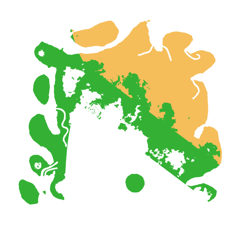 Biome Rust Map: Procedural Map, Size: 3500, Seed: 24218712