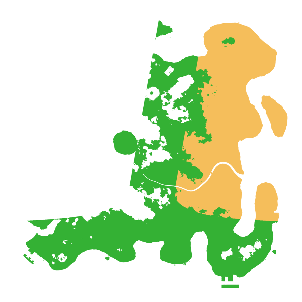 Biome Rust Map: Procedural Map, Size: 3500, Seed: 1060998030