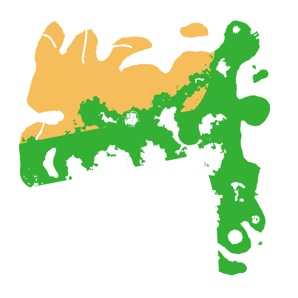 Biome Rust Map: Procedural Map, Size: 3700, Seed: 551863169