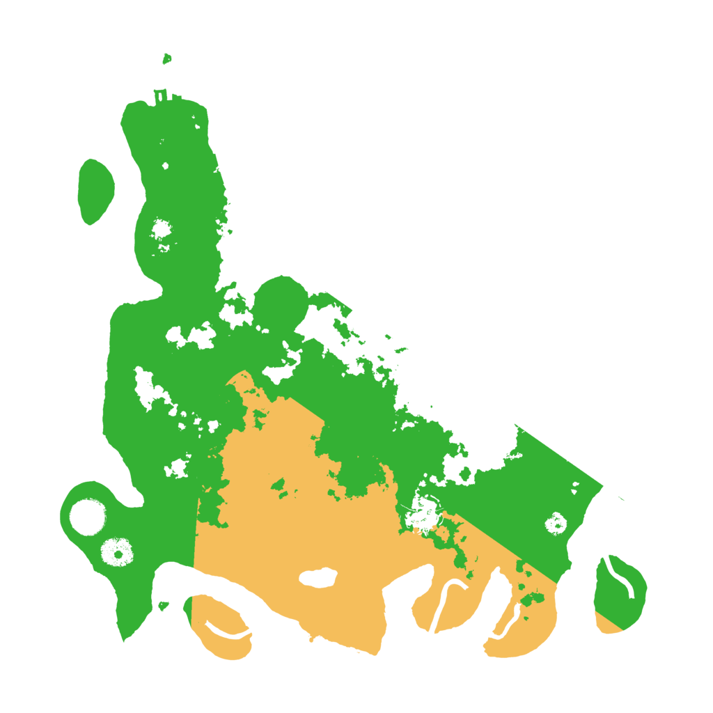 Biome Rust Map: Procedural Map, Size: 3500, Seed: 24212289