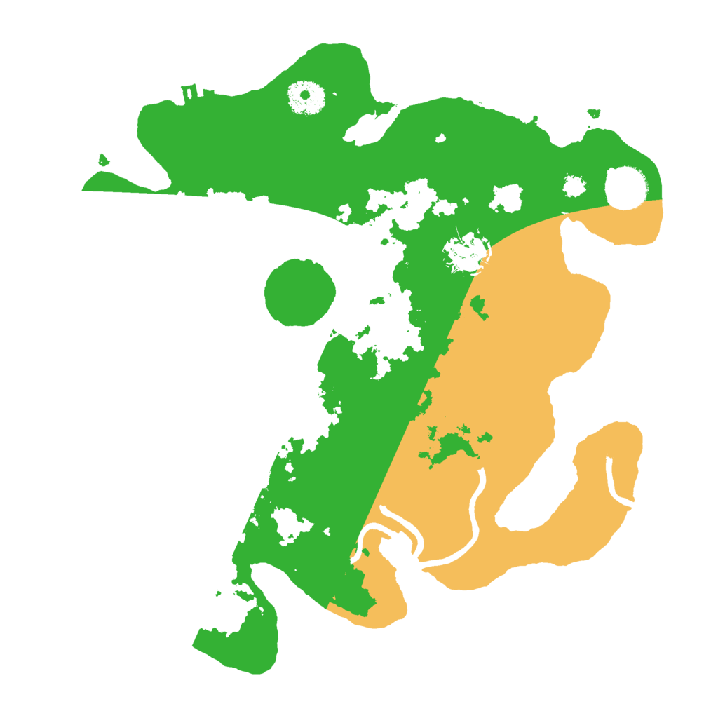 Biome Rust Map: Procedural Map, Size: 3000, Seed: 687318