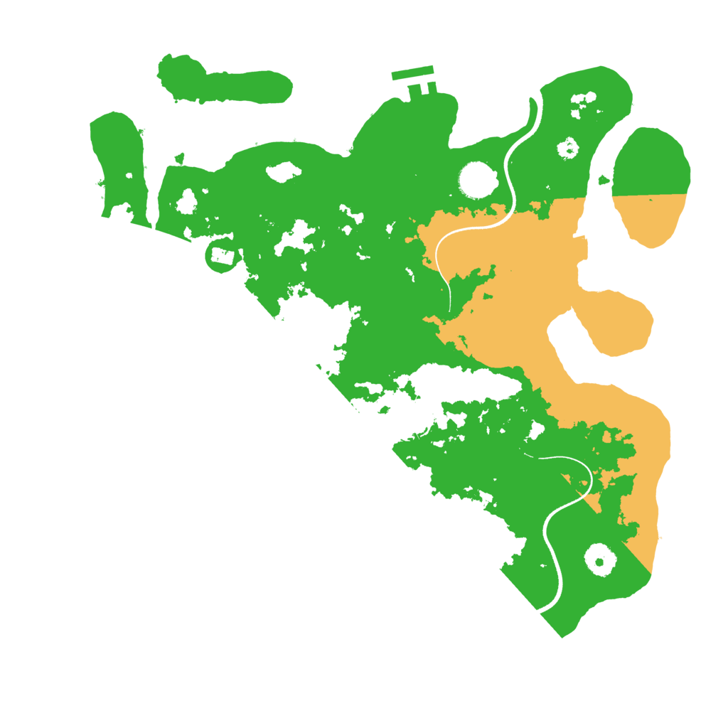 Biome Rust Map: Procedural Map, Size: 3500, Seed: 521634019