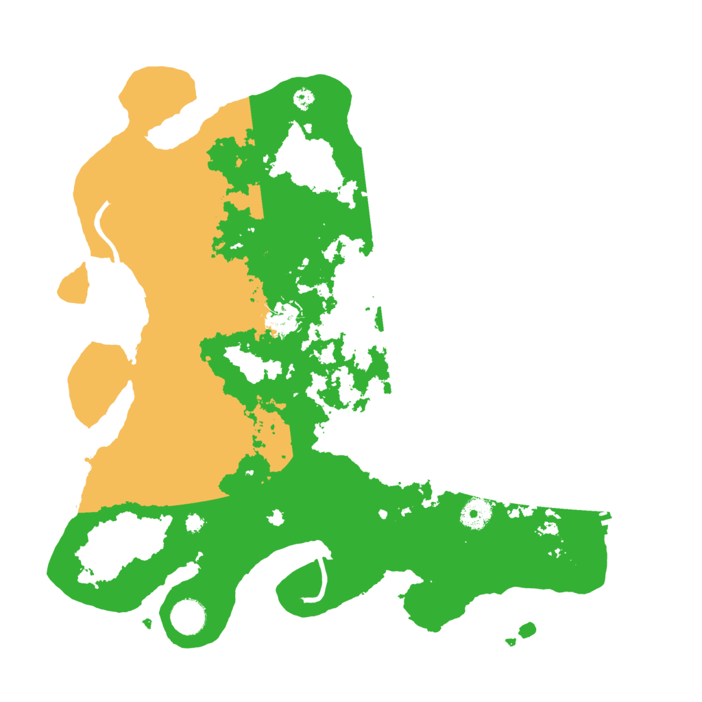 Biome Rust Map: Procedural Map, Size: 3500, Seed: 72402700