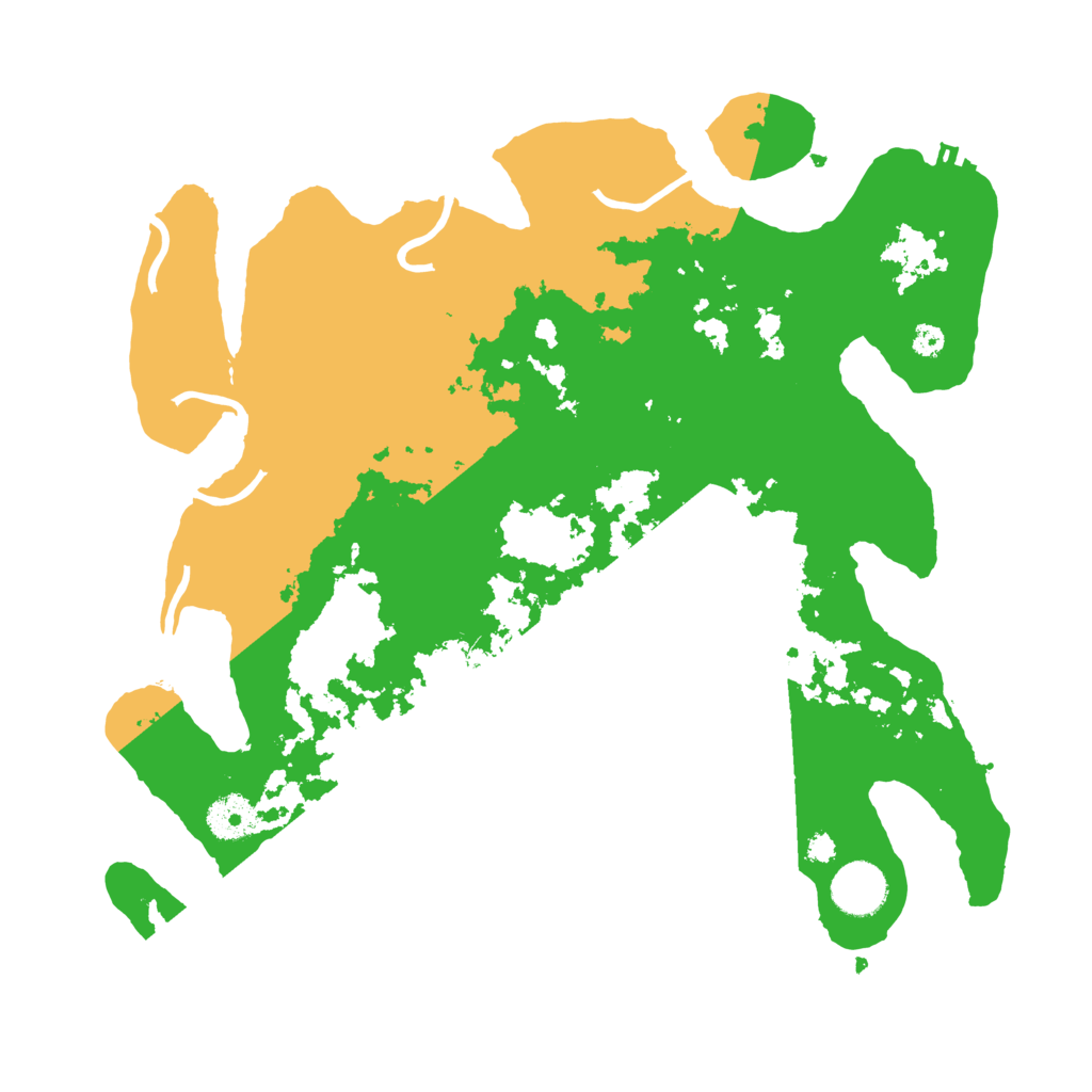 Biome Rust Map: Procedural Map, Size: 3500, Seed: 2323522