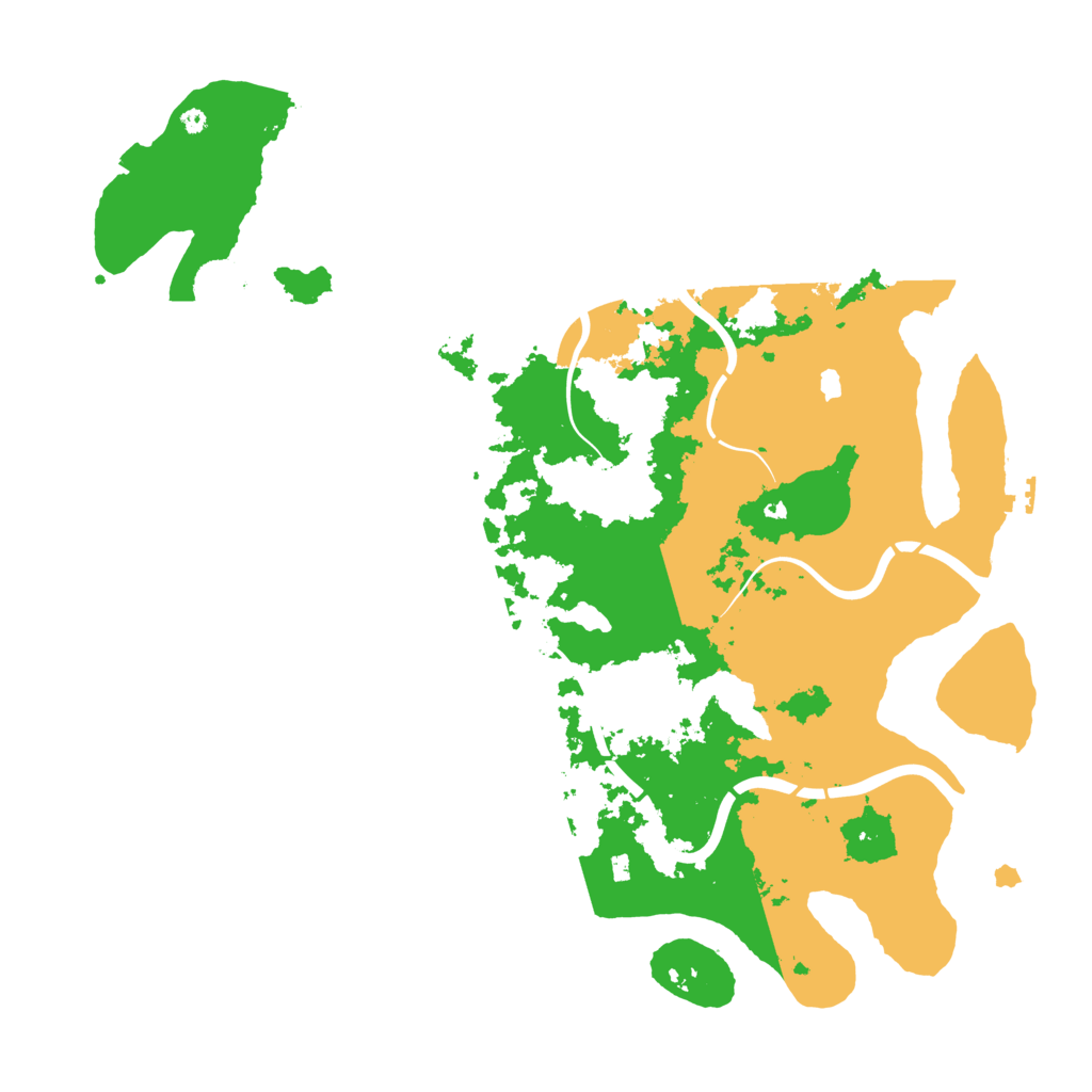 Biome Rust Map: Procedural Map, Size: 4454, Seed: 654466
