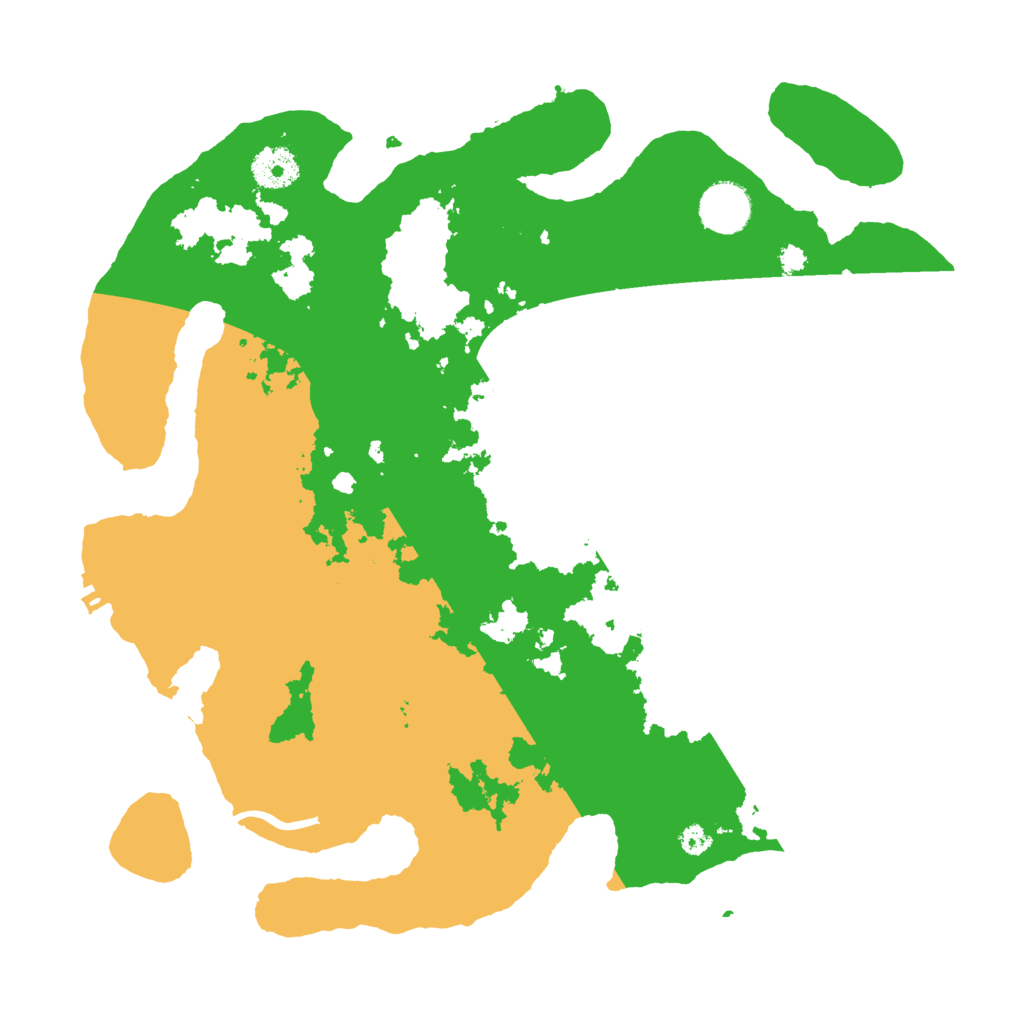 Biome Rust Map: Procedural Map, Size: 3500, Seed: 6126374