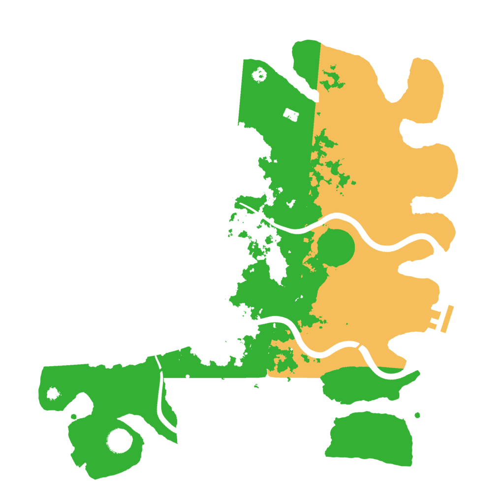 Biome Rust Map: Procedural Map, Size: 3650, Seed: 426854890