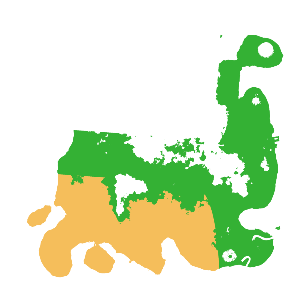 Biome Rust Map: Procedural Map, Size: 3500, Seed: 16670169