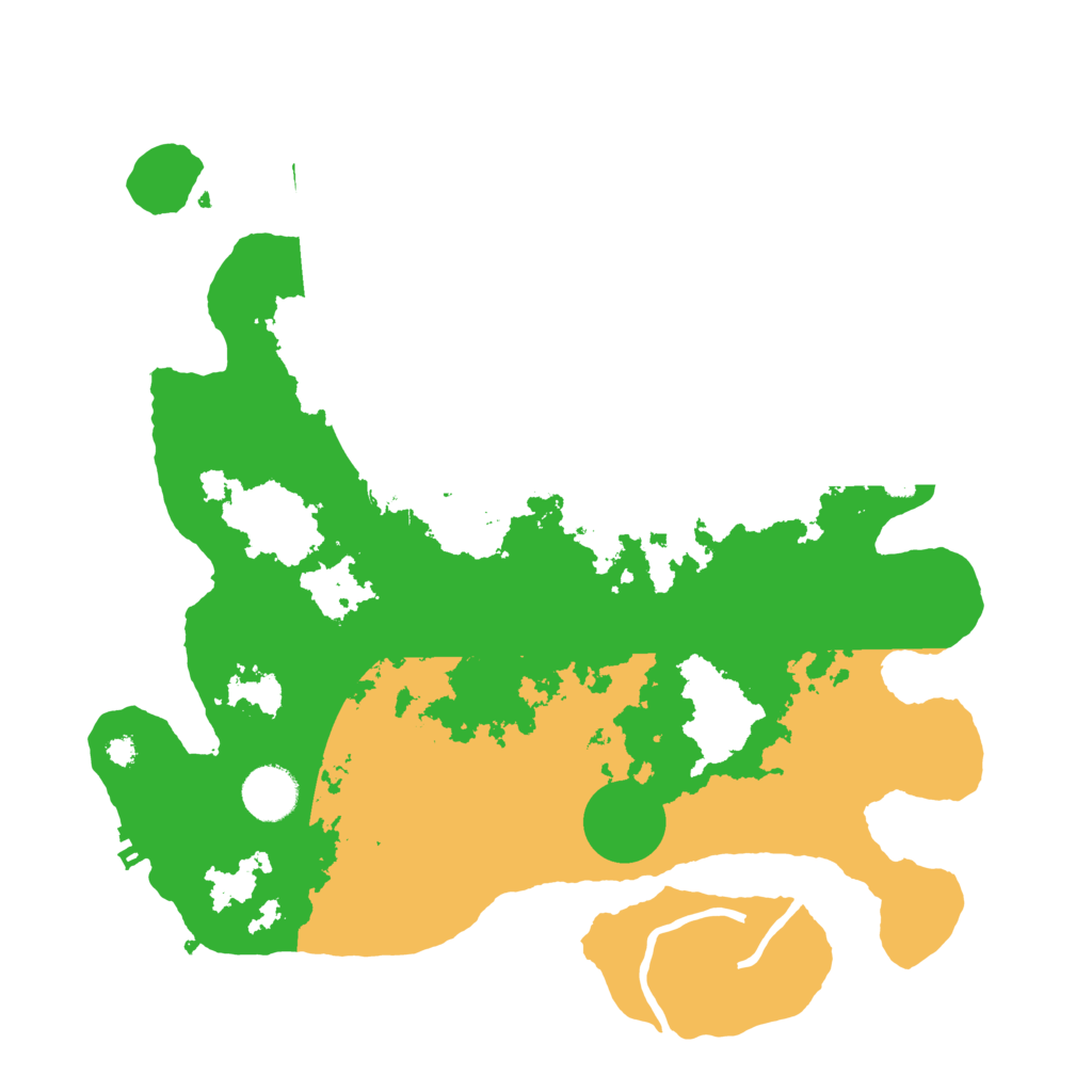 Biome Rust Map: Procedural Map, Size: 3500, Seed: 90968873