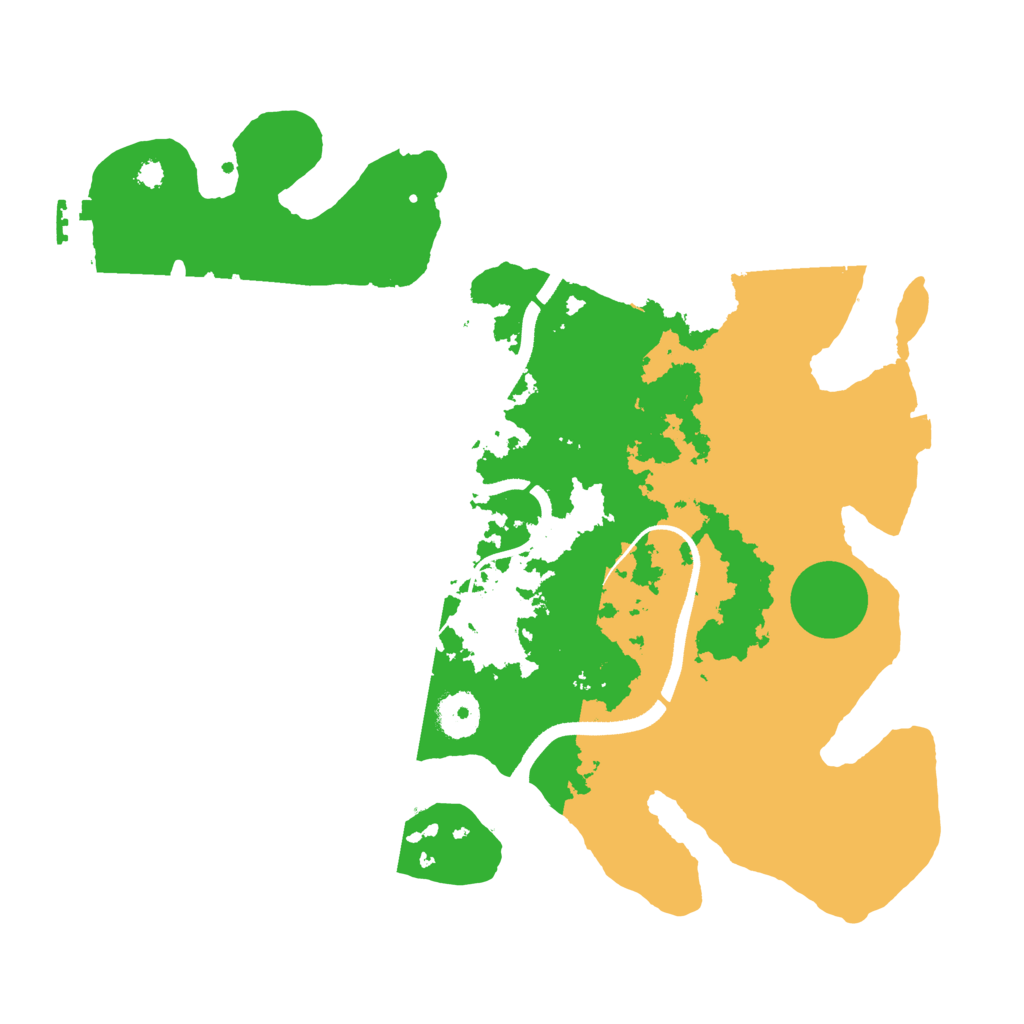 Biome Rust Map: Procedural Map, Size: 3500, Seed: 90538303