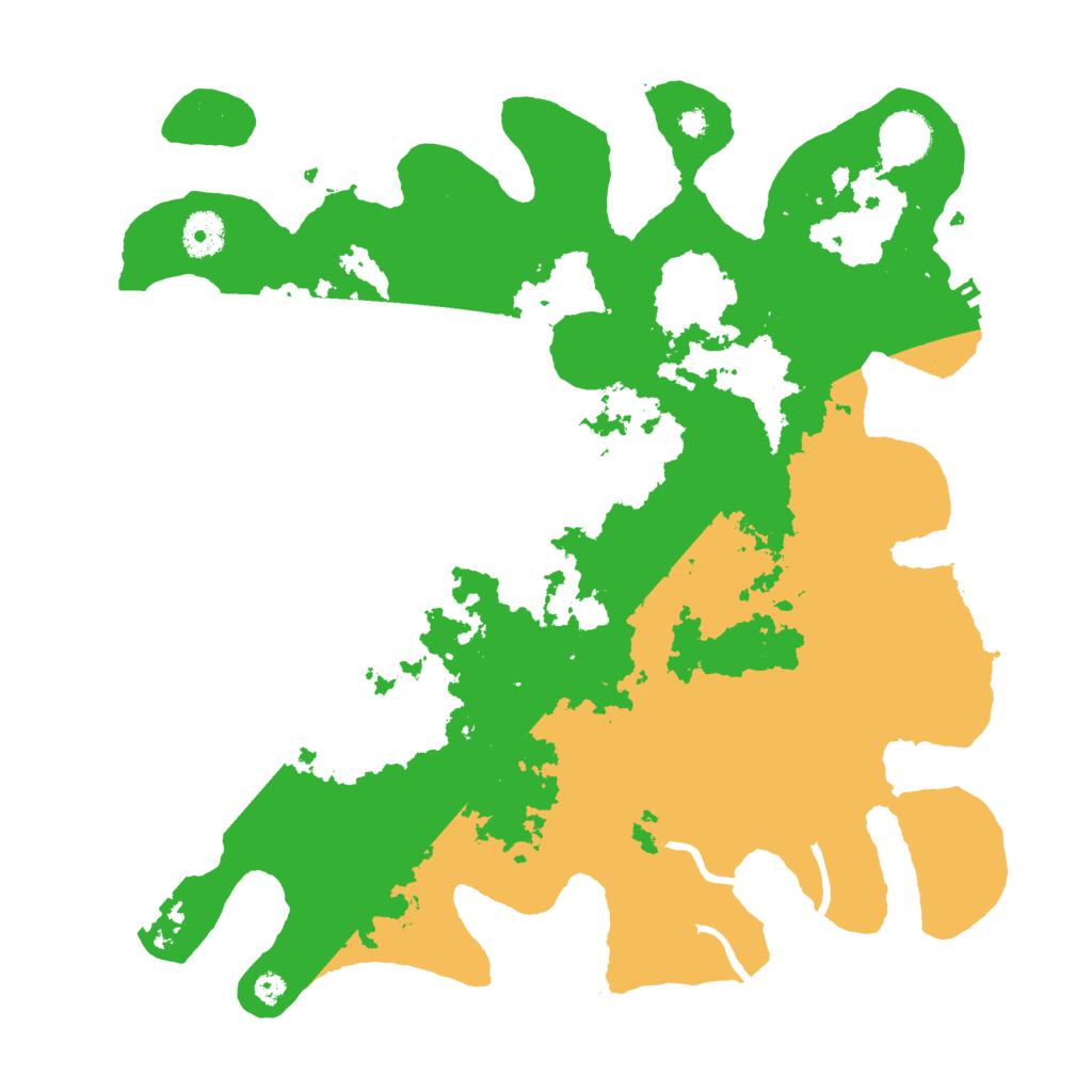 Biome Rust Map: Procedural Map, Size: 3700, Seed: 954610