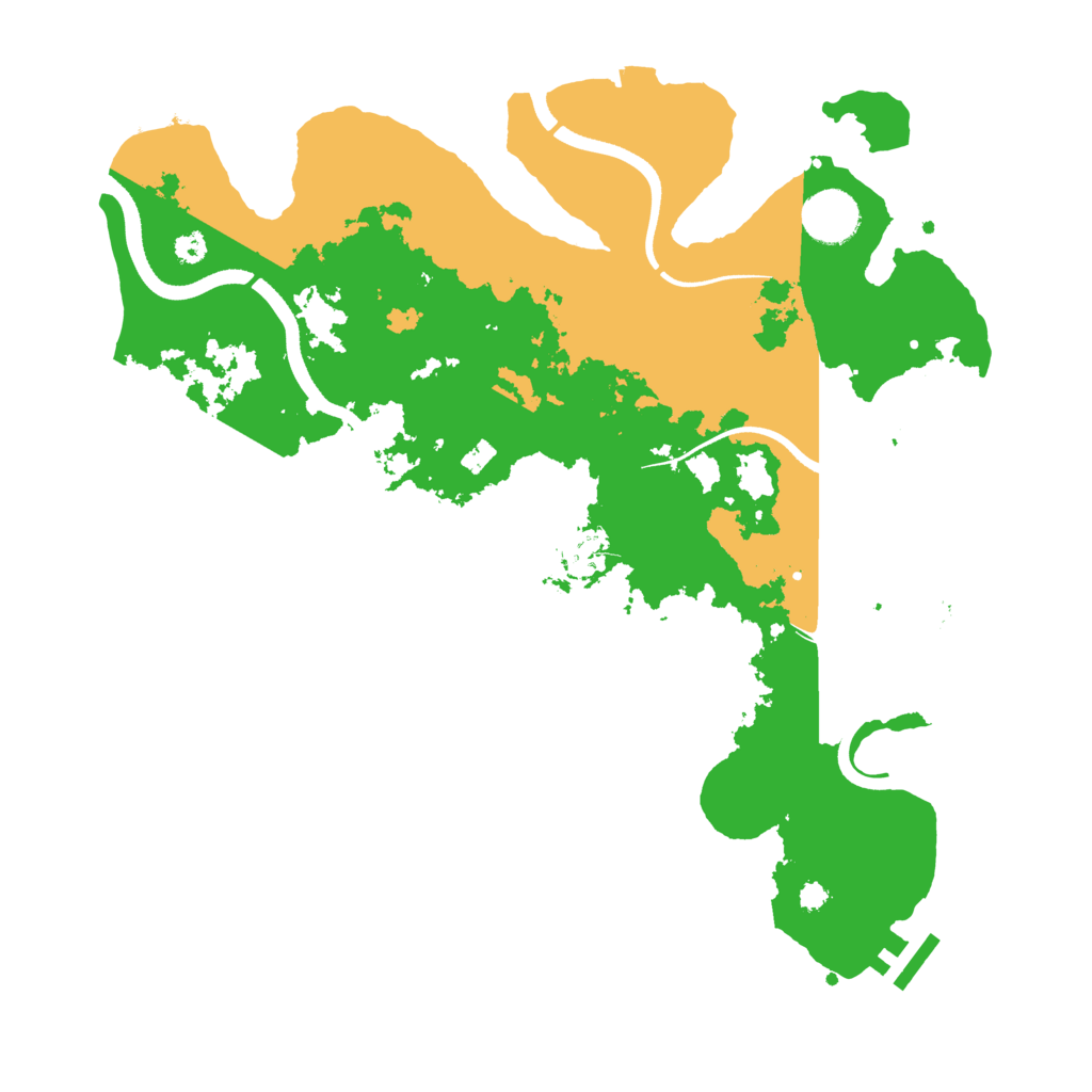 Biome Rust Map: Procedural Map, Size: 3500, Seed: 447052982