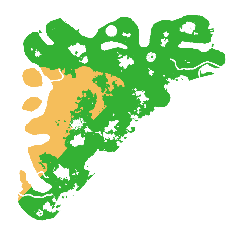 Biome Rust Map: Procedural Map, Size: 3800, Seed: 6610393