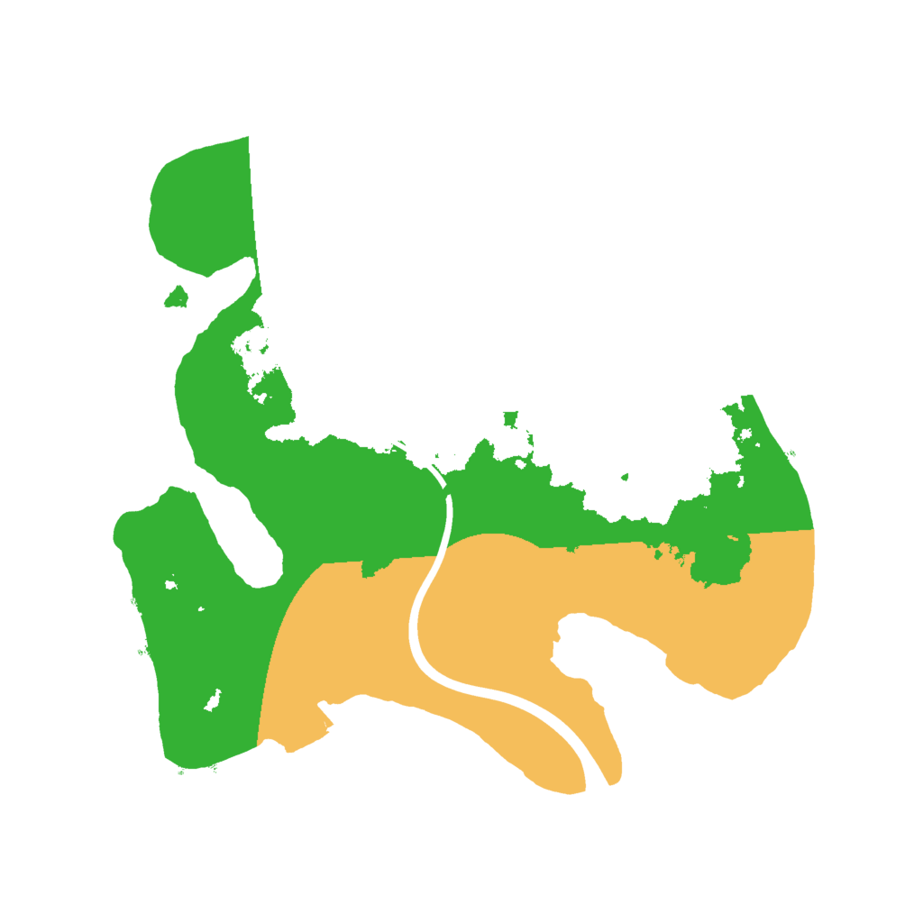 Biome Rust Map: Procedural Map, Size: 2000, Seed: 2050934931