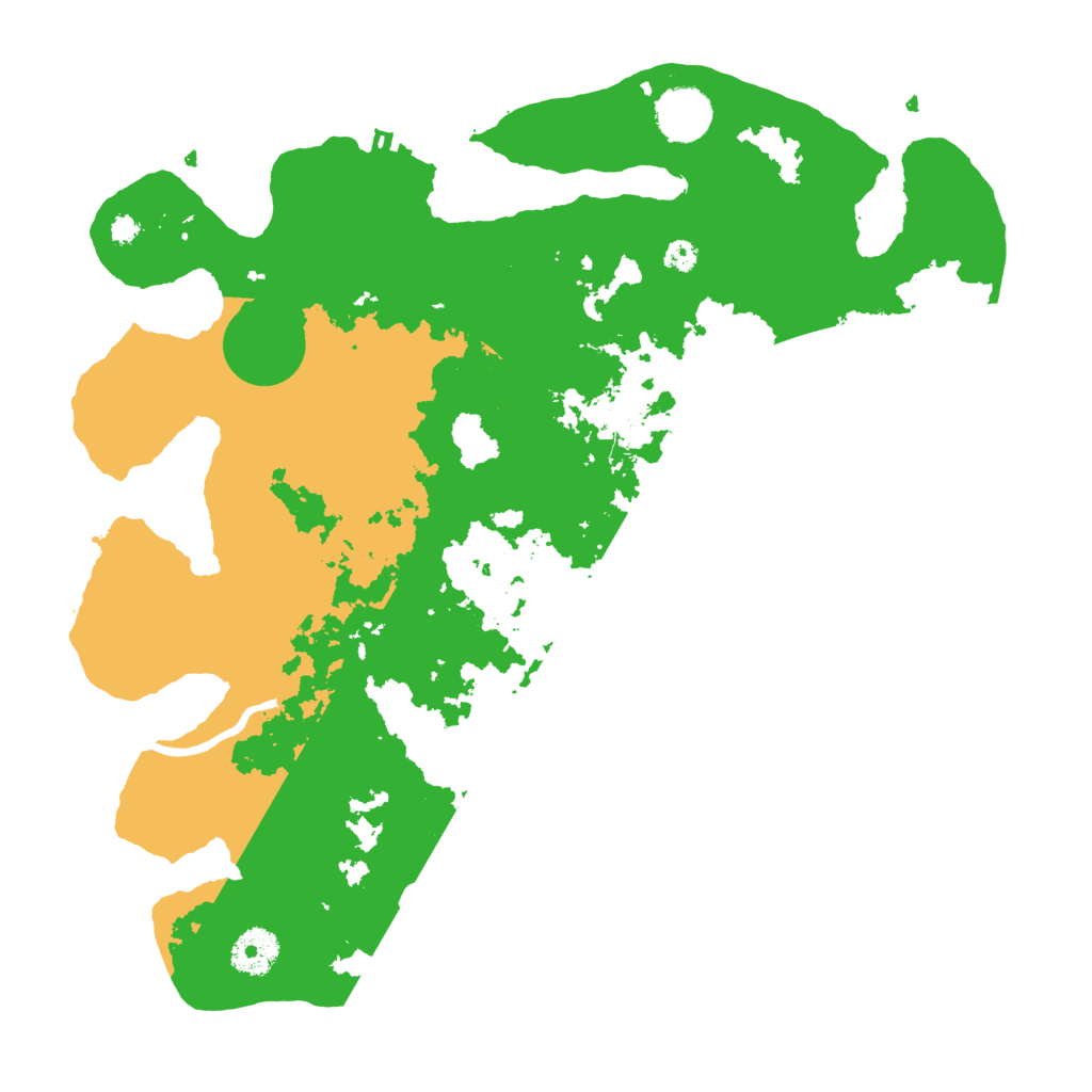 Biome Rust Map: Procedural Map, Size: 3500, Seed: 590536237