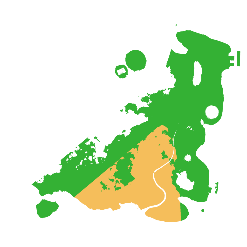 Biome Rust Map: Procedural Map, Size: 3250, Seed: 1284394726