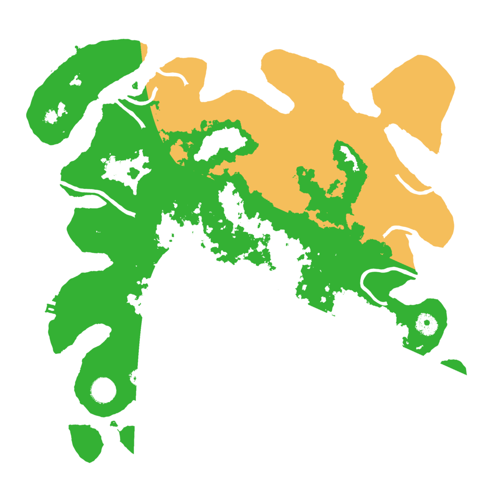 Biome Rust Map: Procedural Map, Size: 3500, Seed: 75411688