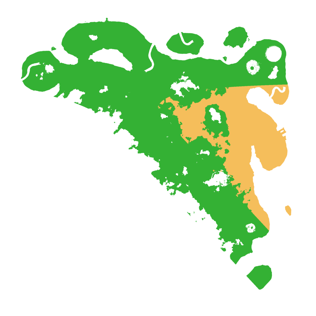 Biome Rust Map: Procedural Map, Size: 3500, Seed: 34134572