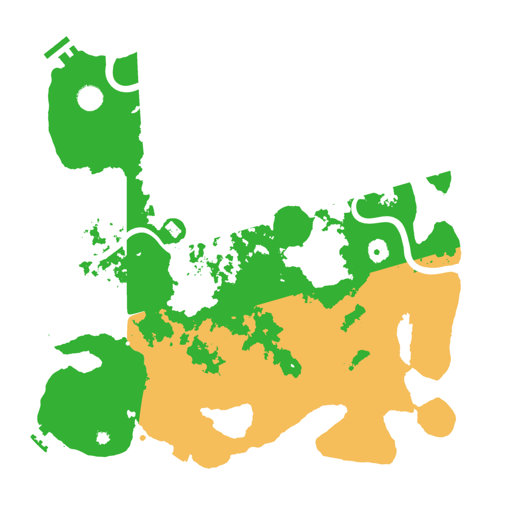 Biome Rust Map: Procedural Map, Size: 3500, Seed: 78866730