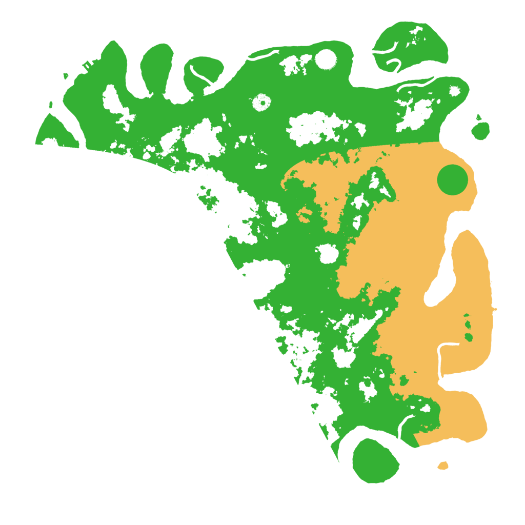 Biome Rust Map: Procedural Map, Size: 4500, Seed: 2137919094
