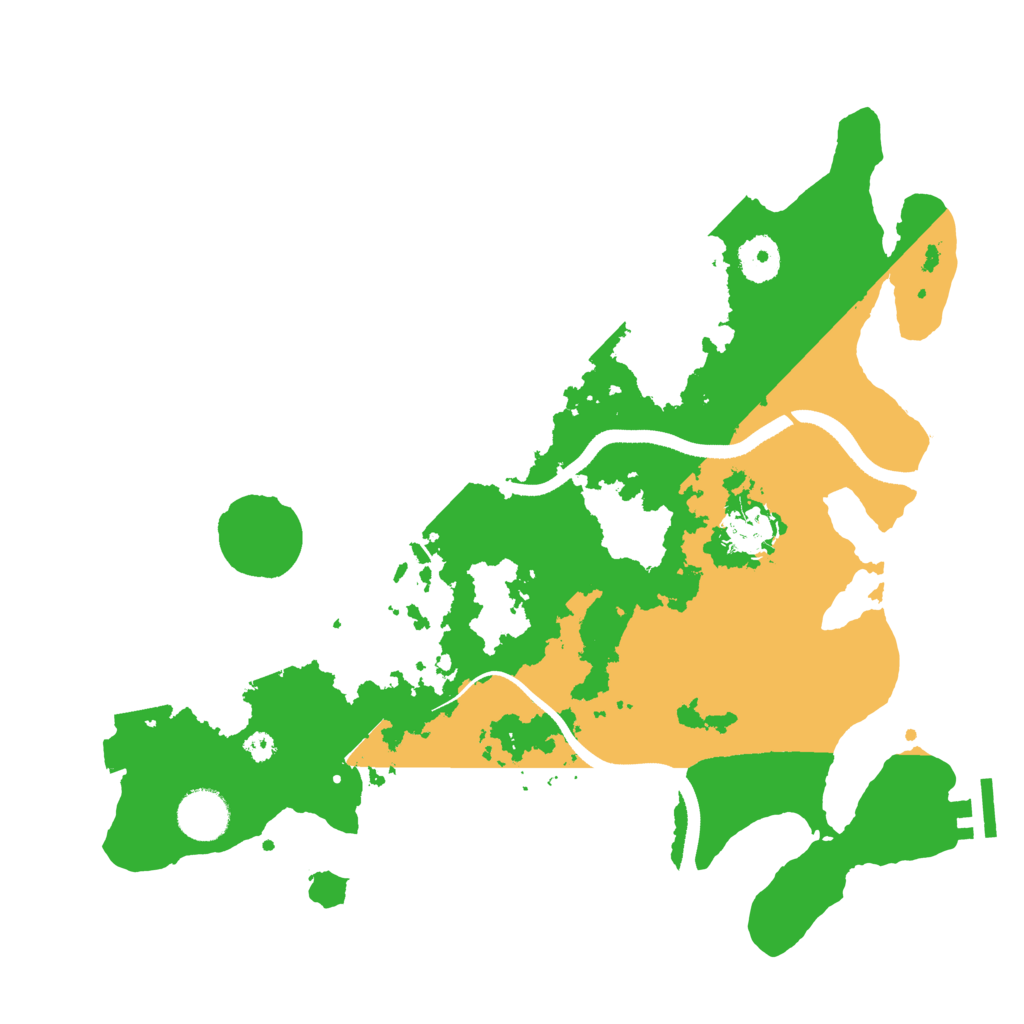 Biome Rust Map: Procedural Map, Size: 3500, Seed: 1721310707