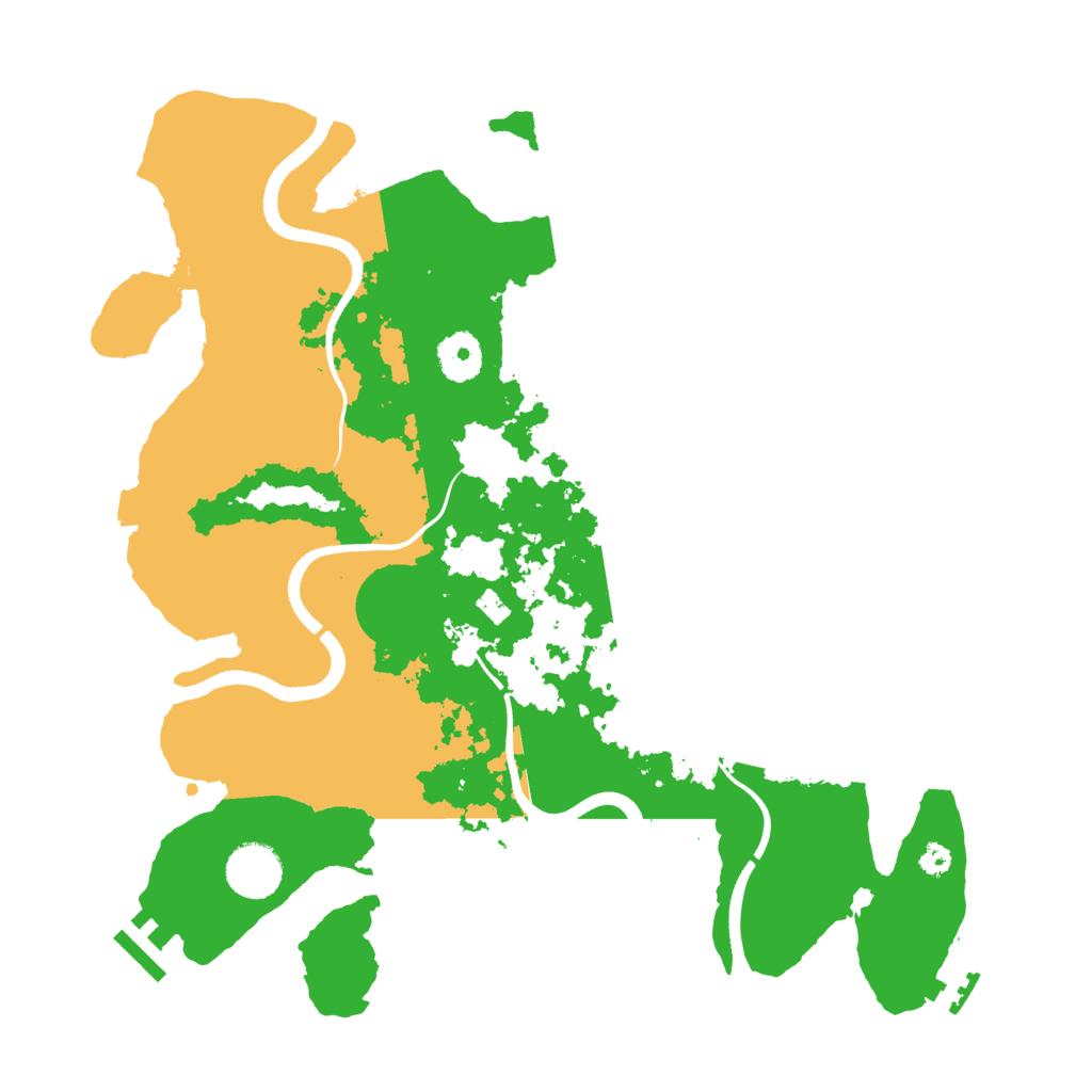 Biome Rust Map: Procedural Map, Size: 3500, Seed: 37518751