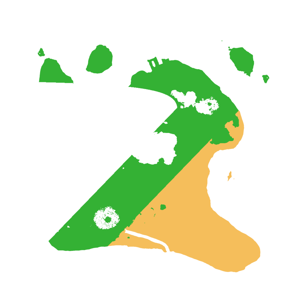 Biome Rust Map: Procedural Map, Size: 2000, Seed: 1015816405