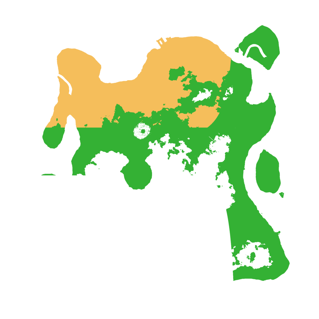 Biome Rust Map: Procedural Map, Size: 3000, Seed: 31311