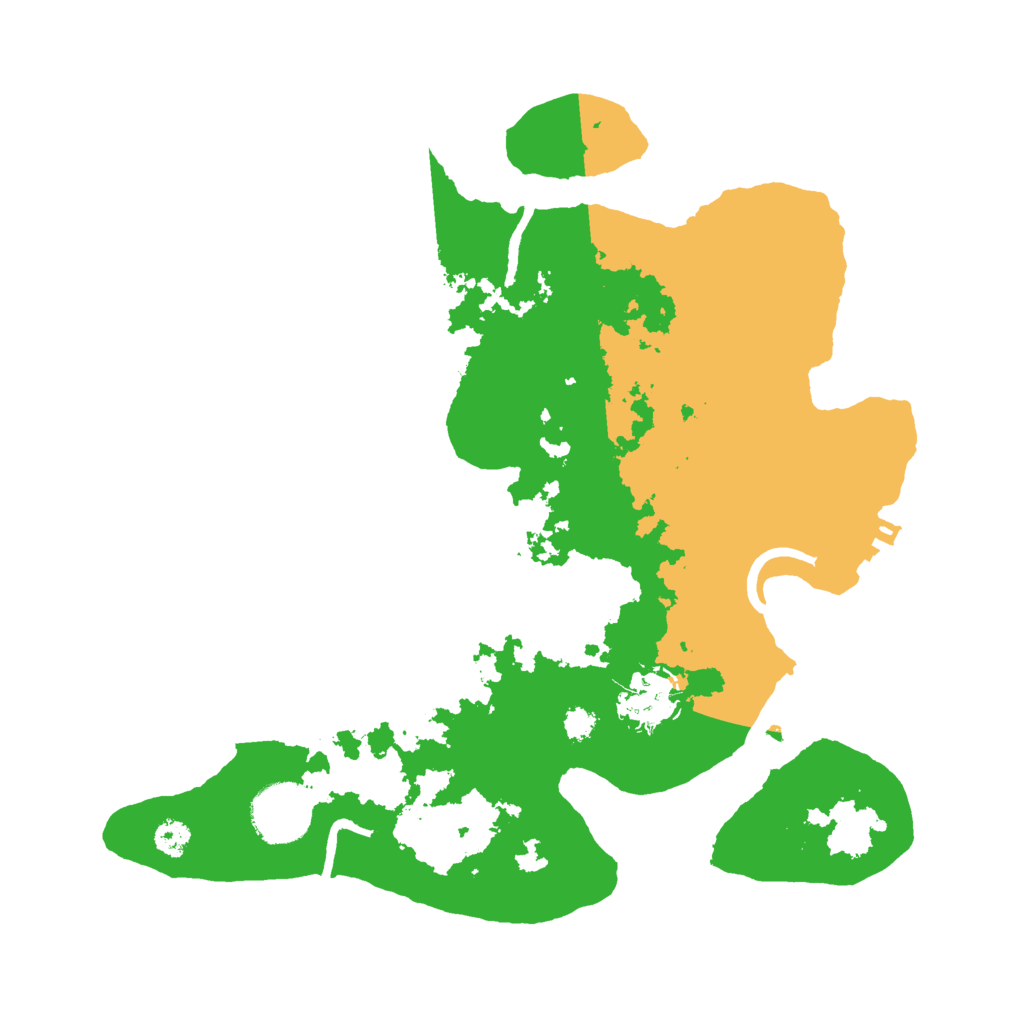 Biome Rust Map: Procedural Map, Size: 3000, Seed: 650986