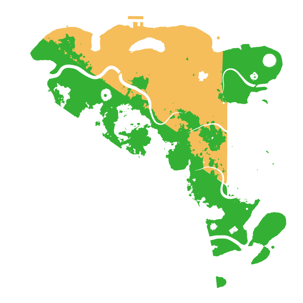 Biome Rust Map: Procedural Map, Size: 4000, Seed: 73243243